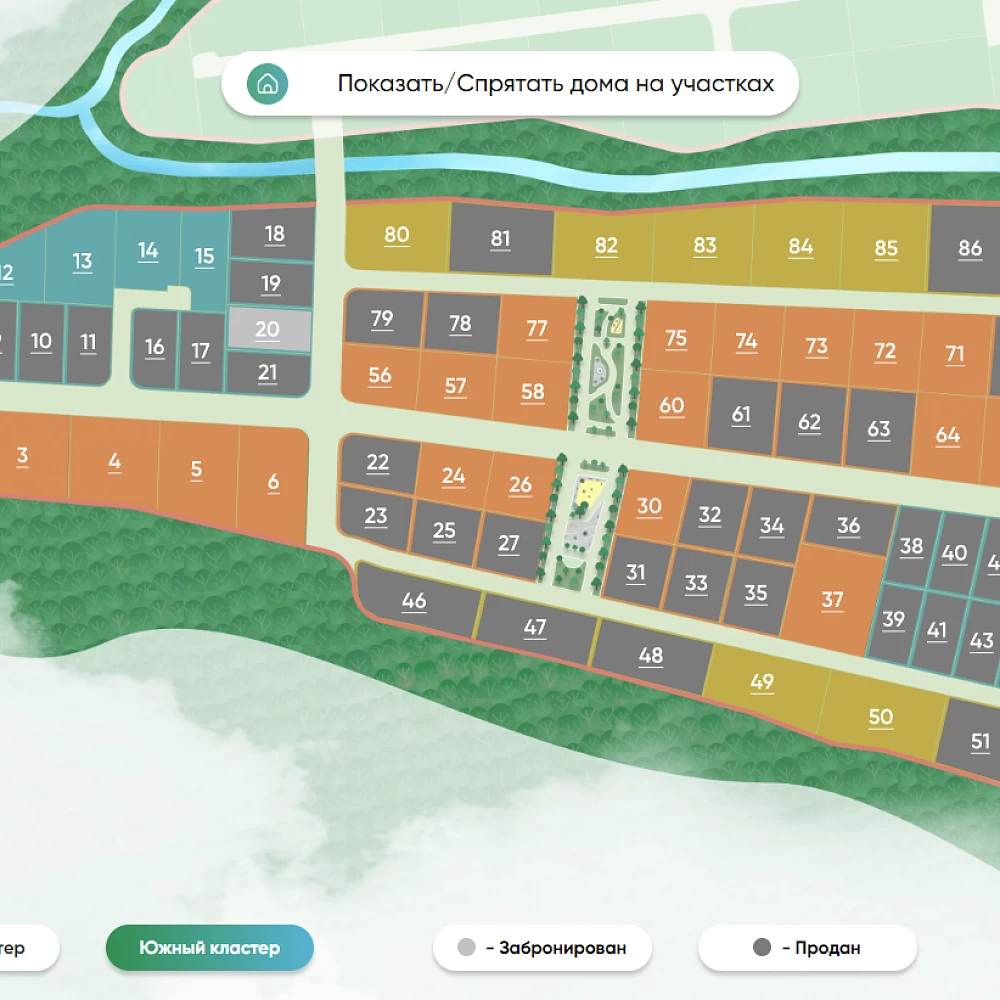 План поселка Ярвино