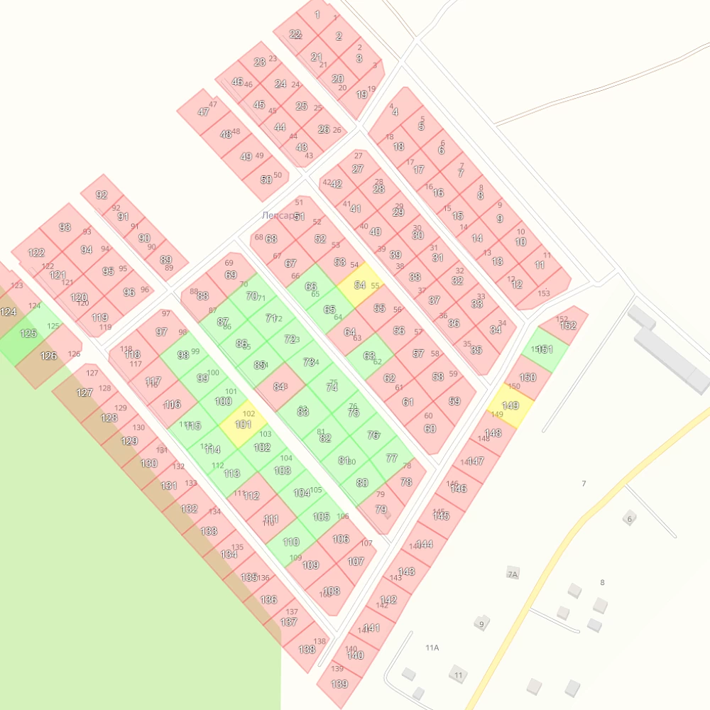 План поселка Лепсари