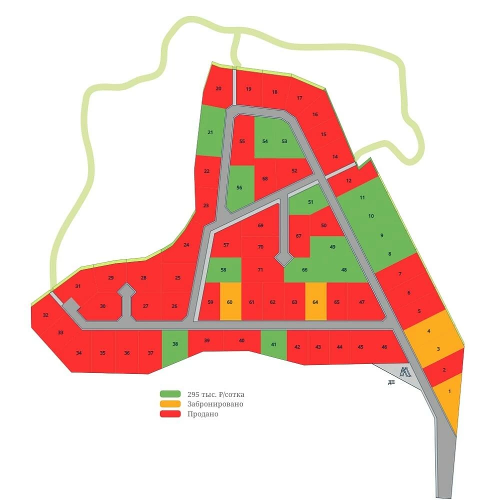 План поселка Виль-парк