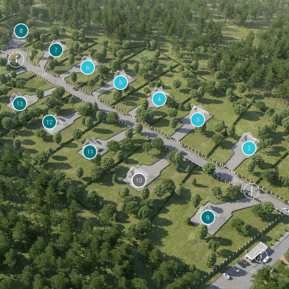 План поселка Литорино