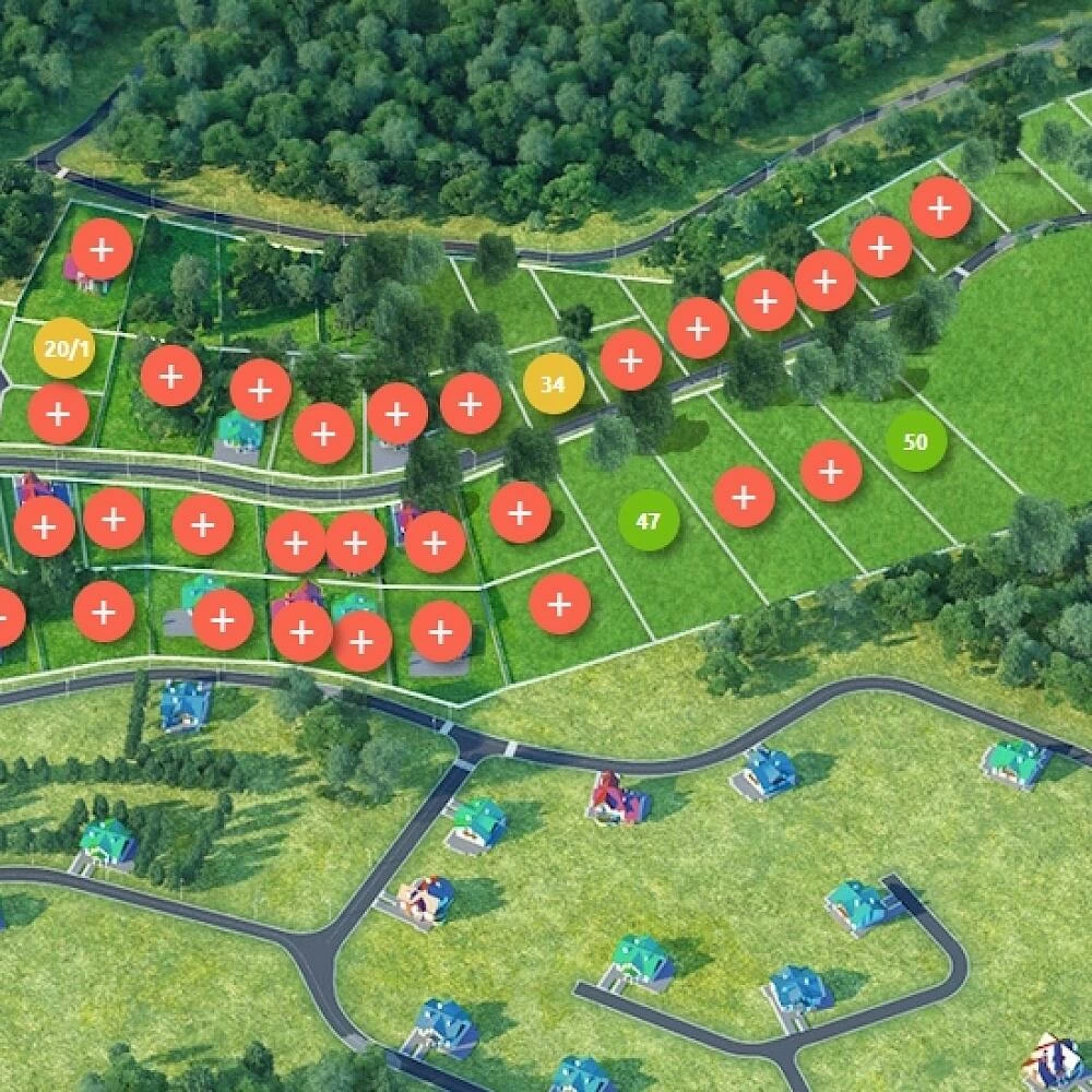 План поселка Мое Мистолово